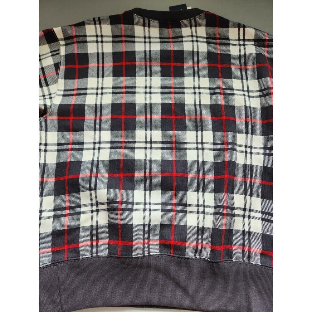 Polo by Ralph Lauren White, Black & Red Plaid Bear Sweatshirt - Picture 7 of 15